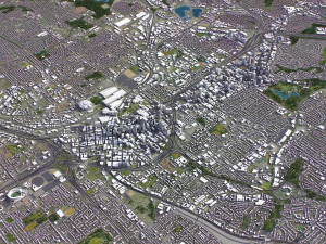 Atlanta - 3D City Model 3D Model
