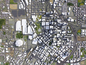 Atlanta - 3D City Model Modelo 3D