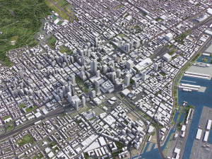 Montreal - 3D City Model 3D Model