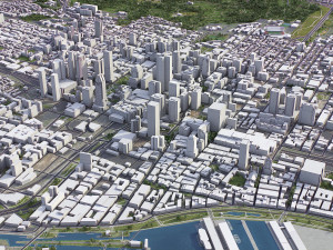 Montreal - 3D City Model 3D मॉडल