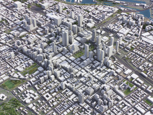 Montreal - 3D City Model 3D मॉडल