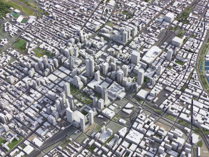 Montreal - 3D City Model 3D Model