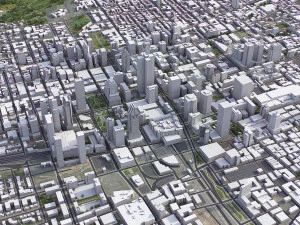 Montreal - 3D City Model 3D Model