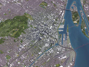 Montreal - 3D City Model 3D Model
