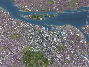 Montreal - 3D City Model 3D मॉडल