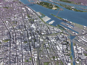 Montreal - 3D City Model 3D Model