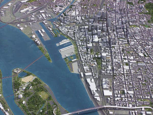 Montreal - 3D City Model 3D Model