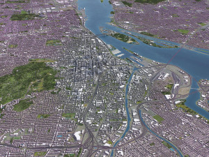 Montreal - 3D City Model 3D मॉडल