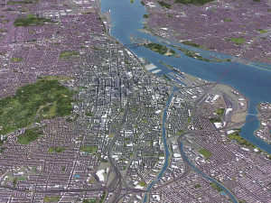 Montreal - 3D City Model 3D Model