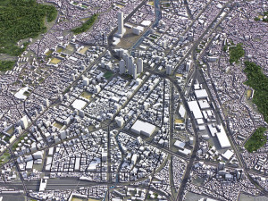 Busan - 3D City Model Modèle 3D