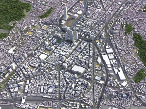 Busan - 3D City Model 3D Model