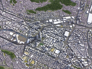 Busan - 3D City Model Modèle 3D