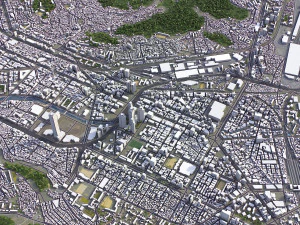 Busan - 3D City Model 3D Model