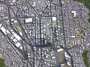 Busan - 3D City Model 3D Model