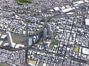 Busan - 3D City Model 3D Model