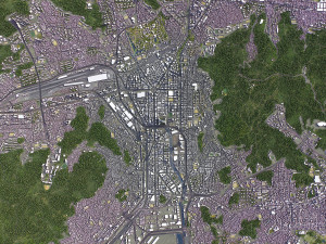 Busan - 3D City Model Modèle 3D