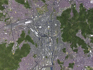 Busan - 3D City Model 3D Model