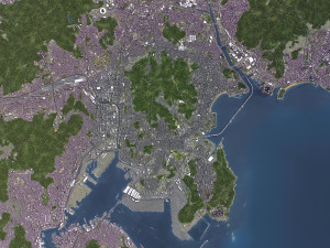 Busan - 3D City Model Modèle 3D