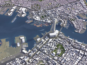 Busan - 3D City Model Modèle 3D