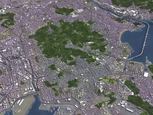 Busan - 3D City Model 3D Model