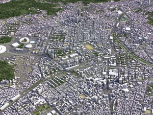 Busan - 3D City Model 3D Model