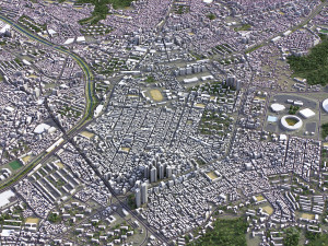 Busan - 3D City Model Modèle 3D
