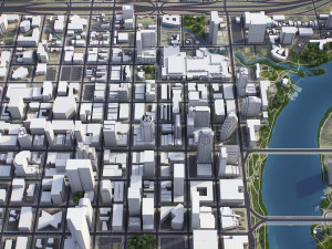 Austin - 3D City Model Modelo 3D