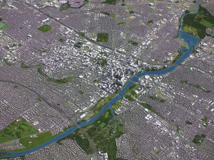 Austin - 3D City Model 3D Model