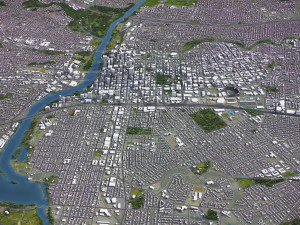 Austin - 3D City Model 3D Model