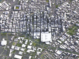 Denver - 3D City Model 3D Model