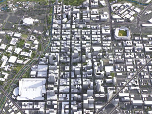 Denver - 3D City Model 3D Model
