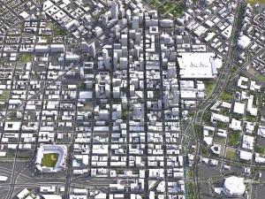Denver - 3D City Model 3D Model