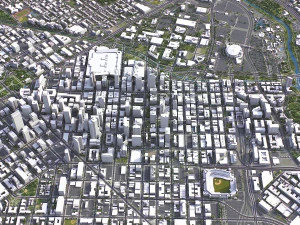 Denver - 3D City Model 3D Model