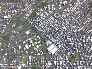 Denver - 3D City Model 3D Model