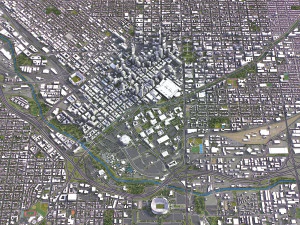 Denver - 3D City Model 3D Model