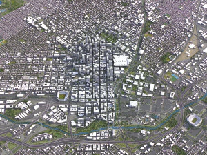 Denver - 3D City Model 3D Model