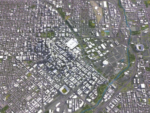 Denver - 3D City Model 3D Model
