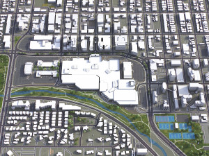 Denver - 3D City Model Modelo 3D