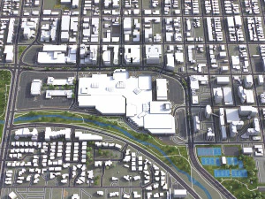 Denver - 3D City Model 3D Model