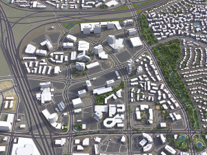 Denver - 3D City Model Modelo 3D