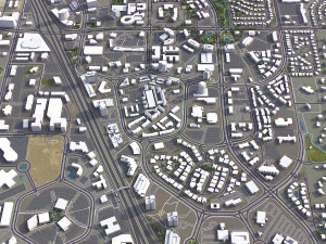 Denver - 3D City Model 3D Model