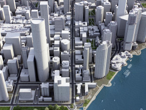 Brisbane - 3D City Model Modelo 3D