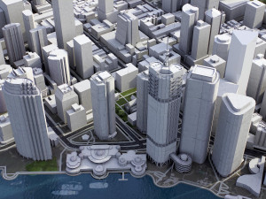 Brisbane - 3D City Model Modelo 3D