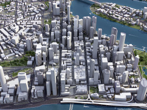 Brisbane - 3D City Model Modelo 3D