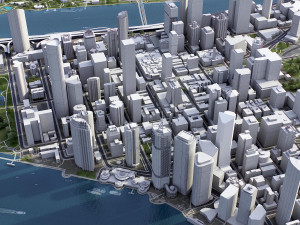 Brisbane - 3D City Model Modelo 3D
