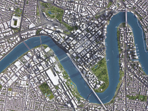 Brisbane - 3D City Model Modelo 3D