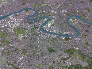 Brisbane - 3D City Model Modelo 3D