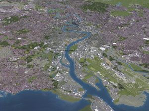 Brisbane - 3D City Model Modelo 3D