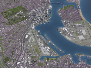 San Diego - 3D City Model 3D Model