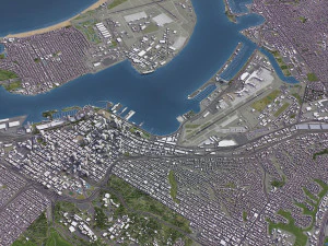 San Diego - 3D City Model 3D Model